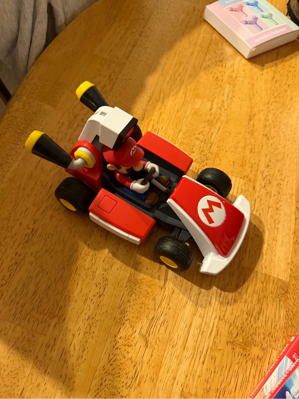 Red Racing Kart Toy with Driver - Kids Push & Play Vehicle